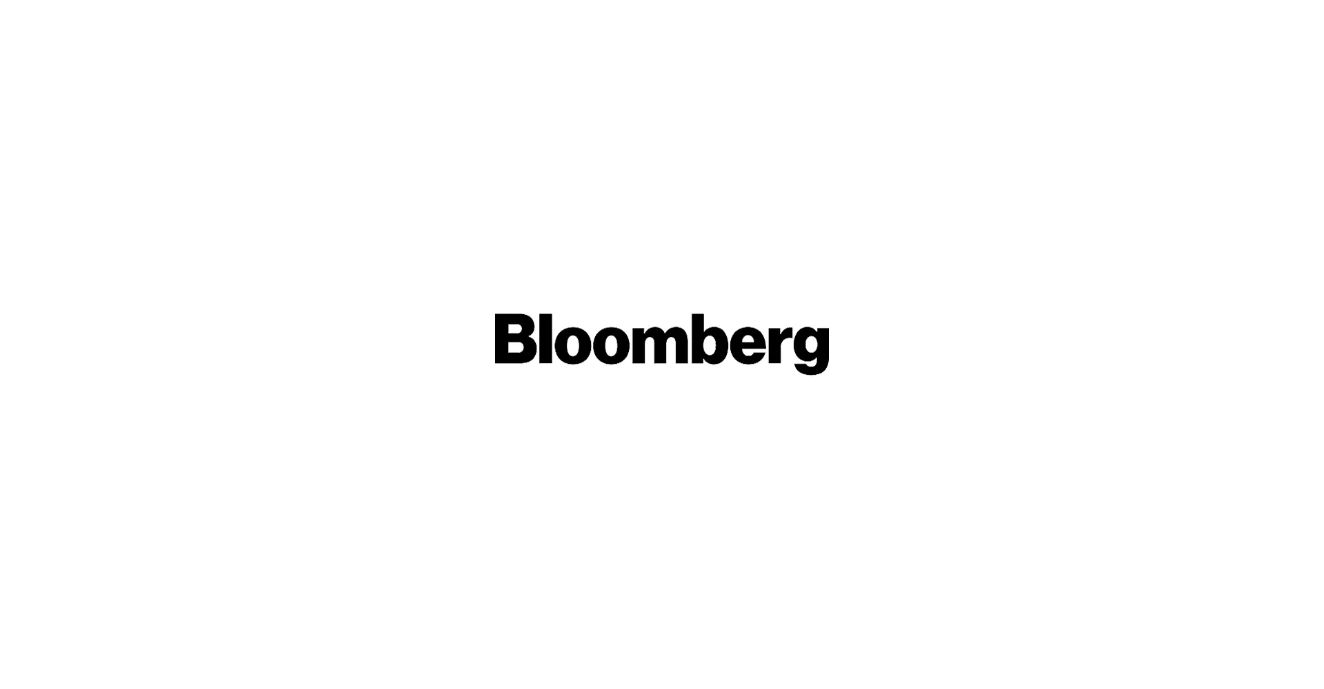 Bloomberg Logo Bloomberg logo in black on a white background.